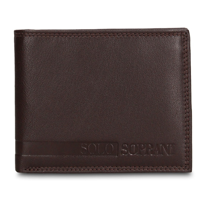 Portafoglio uomo in vera pelle - Modello Eldrin Prime - Casual - 12.5 x 9.5 x 2.0 cm