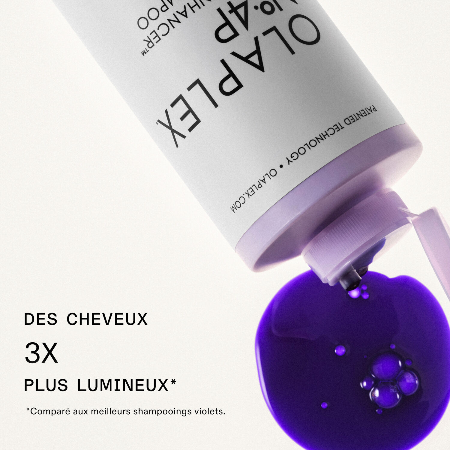 N°4P Shampoing Déjaunissant - Pour Cheveux Blonds, Blancs et Gris 250 ml