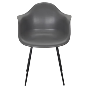 Fauteuil Gustav Gris - Lot De 4