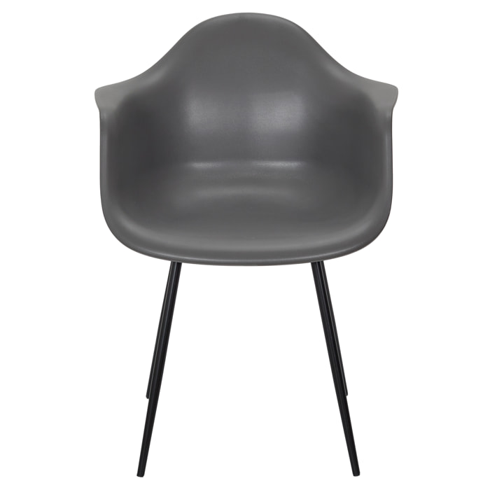 Fauteuil Gustav Gris - Lot De 4
