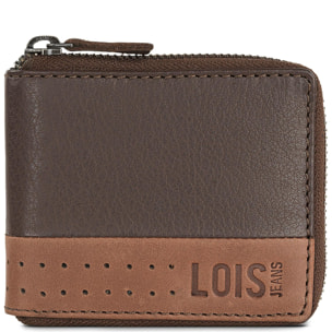 Cartera Hombre Piel Lois Durham Marron-Tan