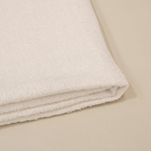 Housse pour tête de lit en bouclé blanc en différentes tailles