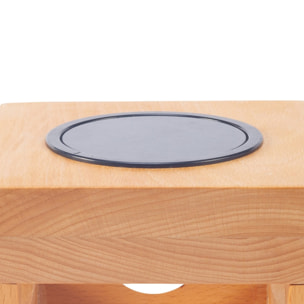 Forlight Sobremesa Exterior IP54 LED 3W Blanco Neutro - 4000K Imitación Madera para Jardín, Terraza
