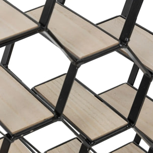 Porte-bouteille "Arty" noir 12 bouteilles