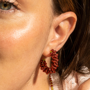 Pendientes Silka acabado oro amarillo 18k