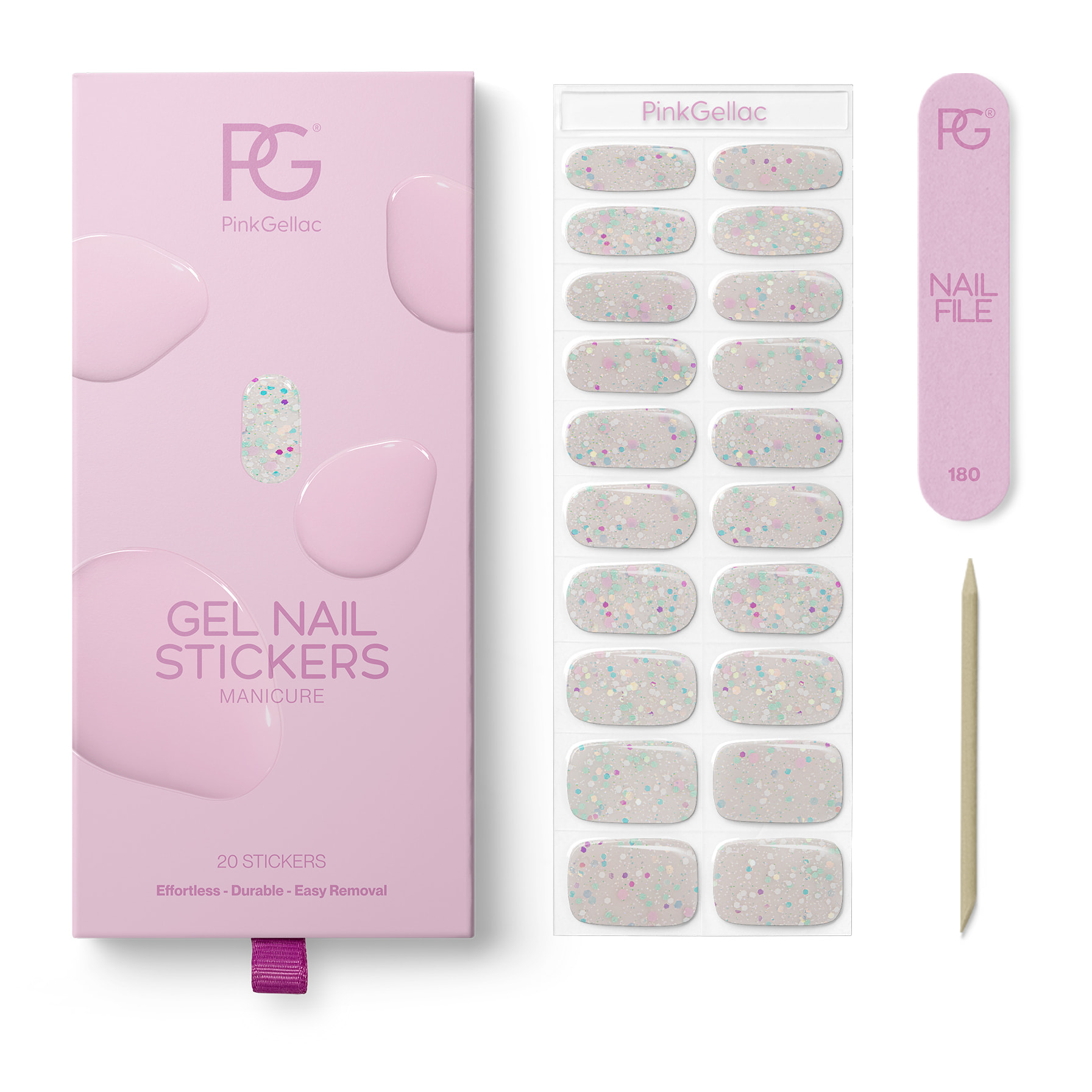 Stickers gel - 030 Confetti Crush
