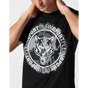 PLEIN SPORT T-Shirt Round Neck CARBON TIGER