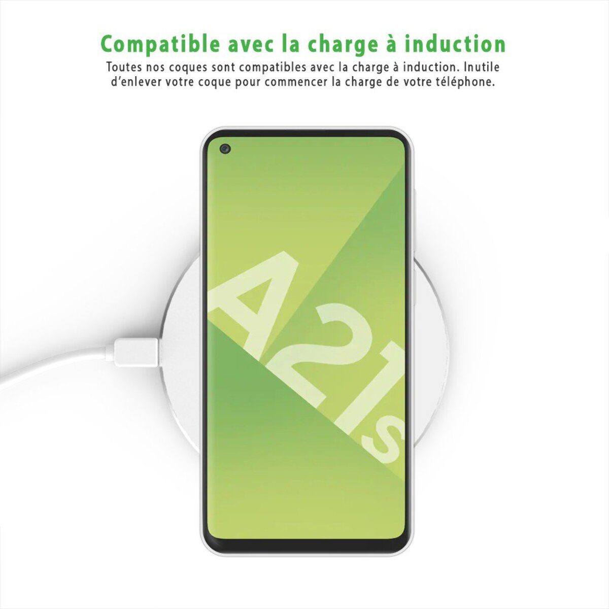 Coque Samsung Galaxy A21S 360° intégrale protection avant arrière silicone transparente