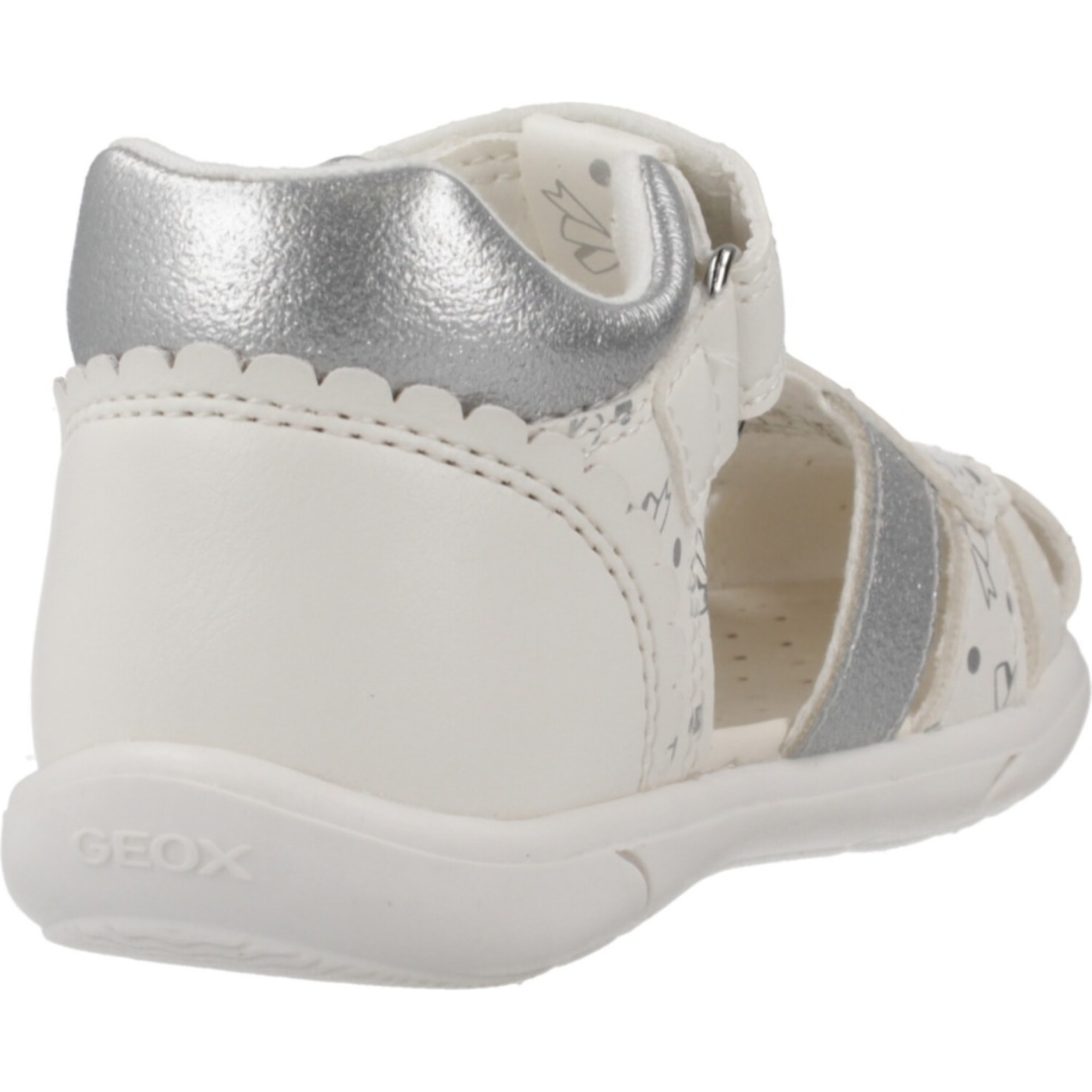 Sandalias Niña de la marca GEOX  modelo B SANDAL ZAPITO GIRL White