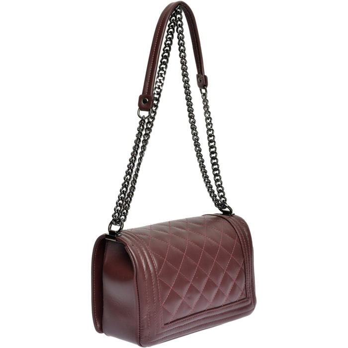 Borsa a tracolla Anna Luchini Bordeaux