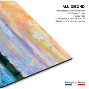 Tableau paysage mer voile du dimanche  Tableau alu Dibond