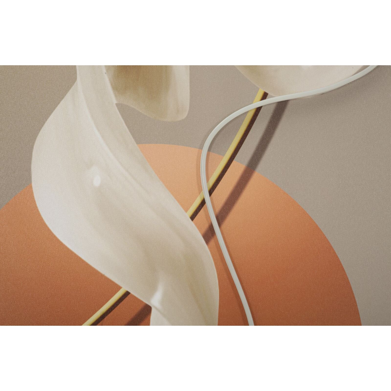 STAMPA C/LED SU TELA ABSTRACT -A- CM 80X4X120