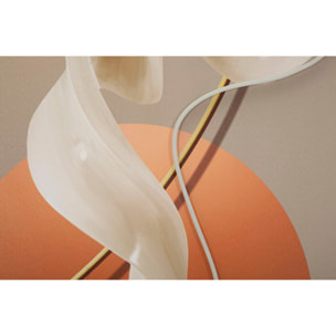 STAMPA C/LED SU TELA ABSTRACT -A- CM 80X4X120