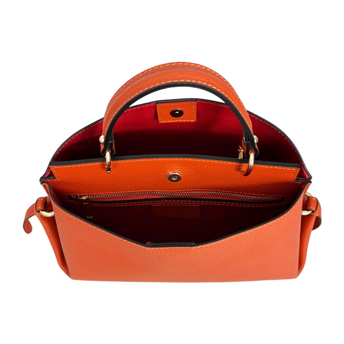 Borsa a mano Cheval Firenze Bianca Mini Arancione