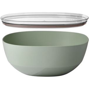 Saladier MEPAL Silueta avec couvercle Nordic Sage 5L