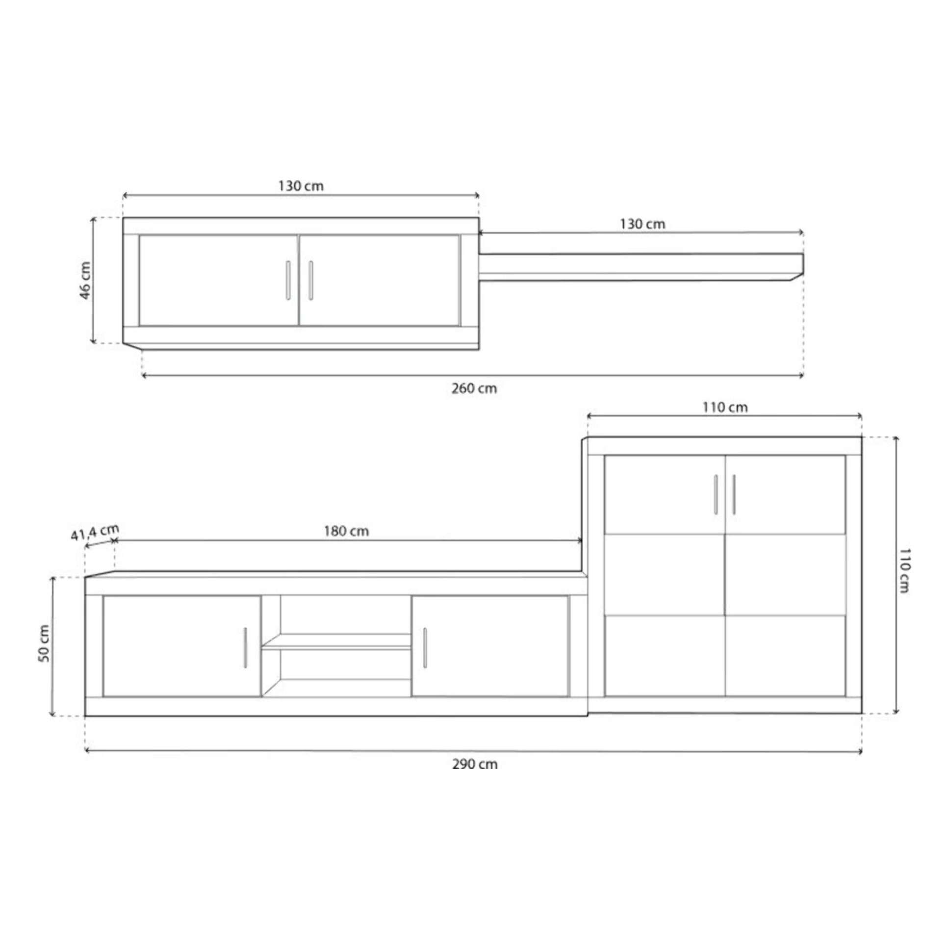 Salón Nuka V7 Cambria - Blanco