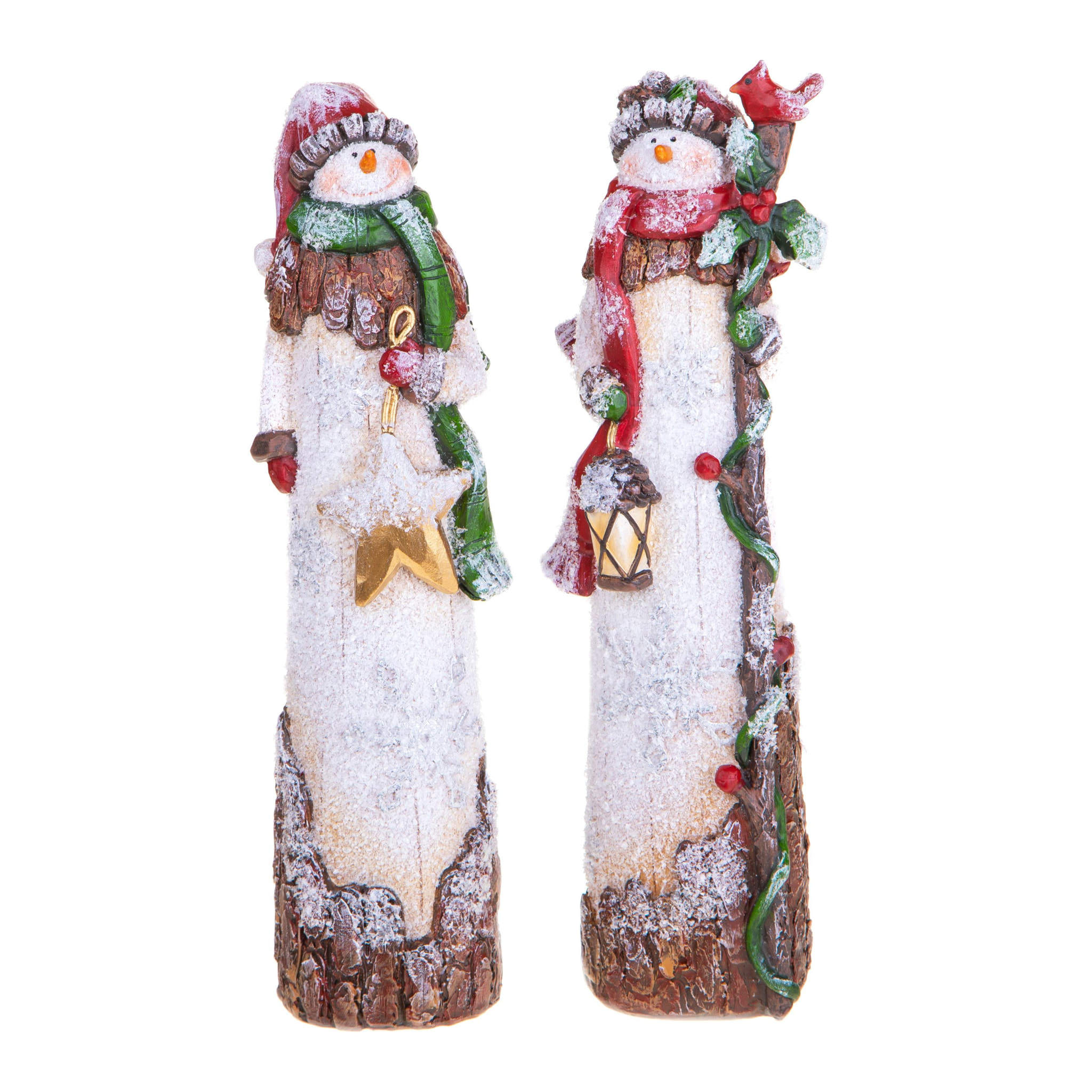 Pup.neve buon natale - Pezzi 2 - 17xH26,5x12cm - Bianchi Dino SpA