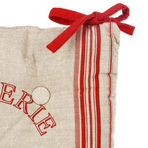 Galette de chaise "Bistrot" 40x40cm