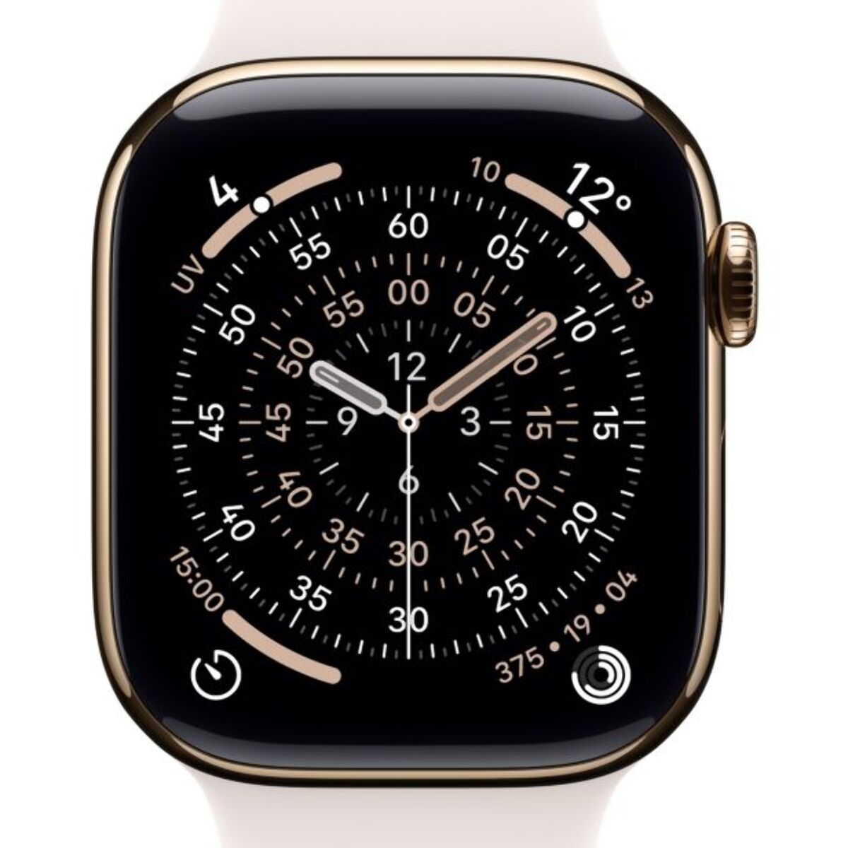 Montre connectée APPLE WATCH 42mm Tit Or / Rose Serie 11 S/M Cellular