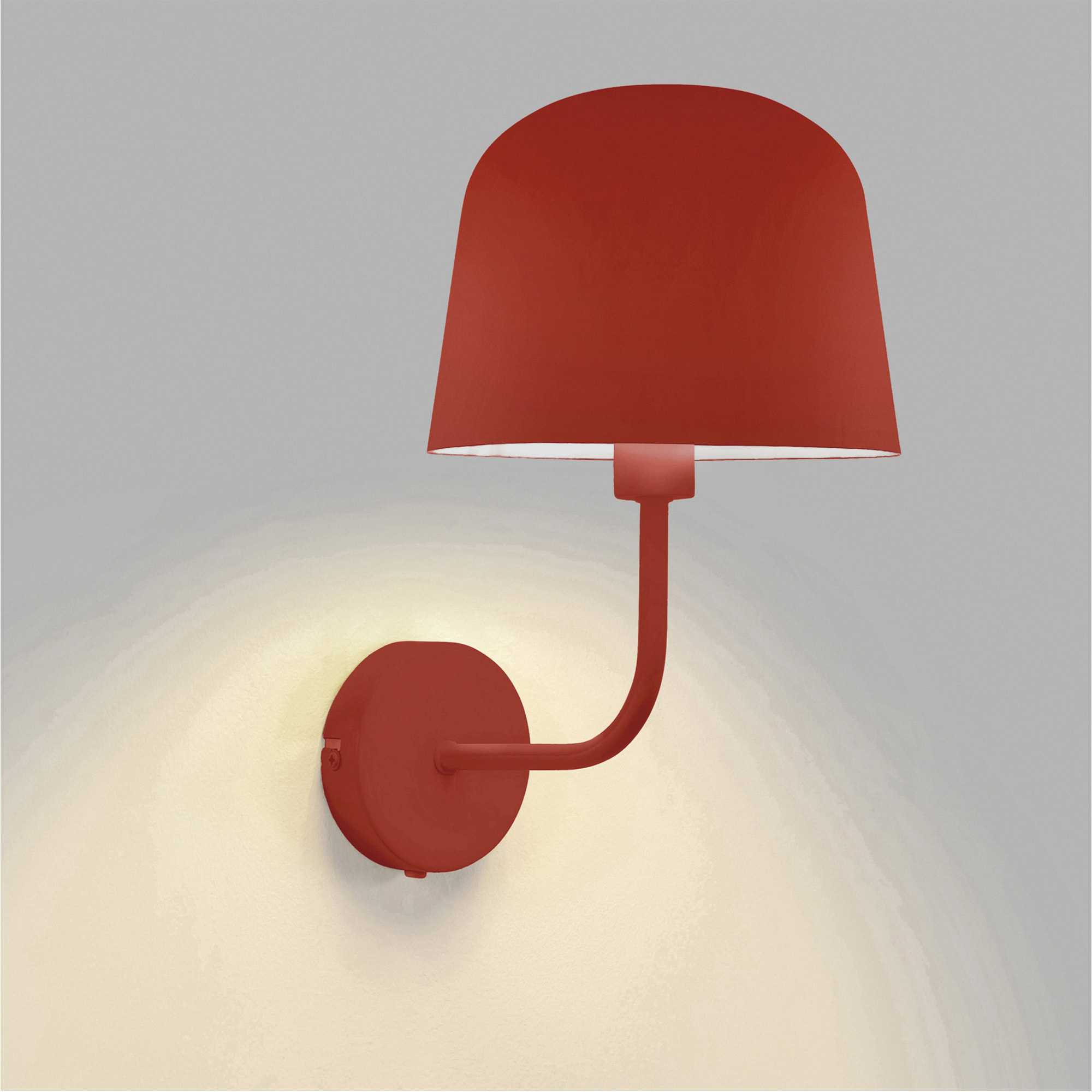 FORLIGHT Fres aplique interior en naranja para bombilla E14