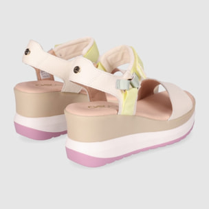 Sandalias - Multicolor - Tacón: 7 cm