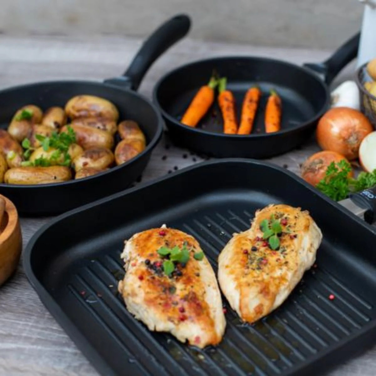 Poêle à frire sans PFAS 32 cm Elo Alucast