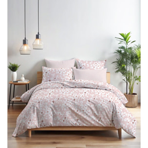 Parure housse de couette et taie(s) oreiller 100% Coton