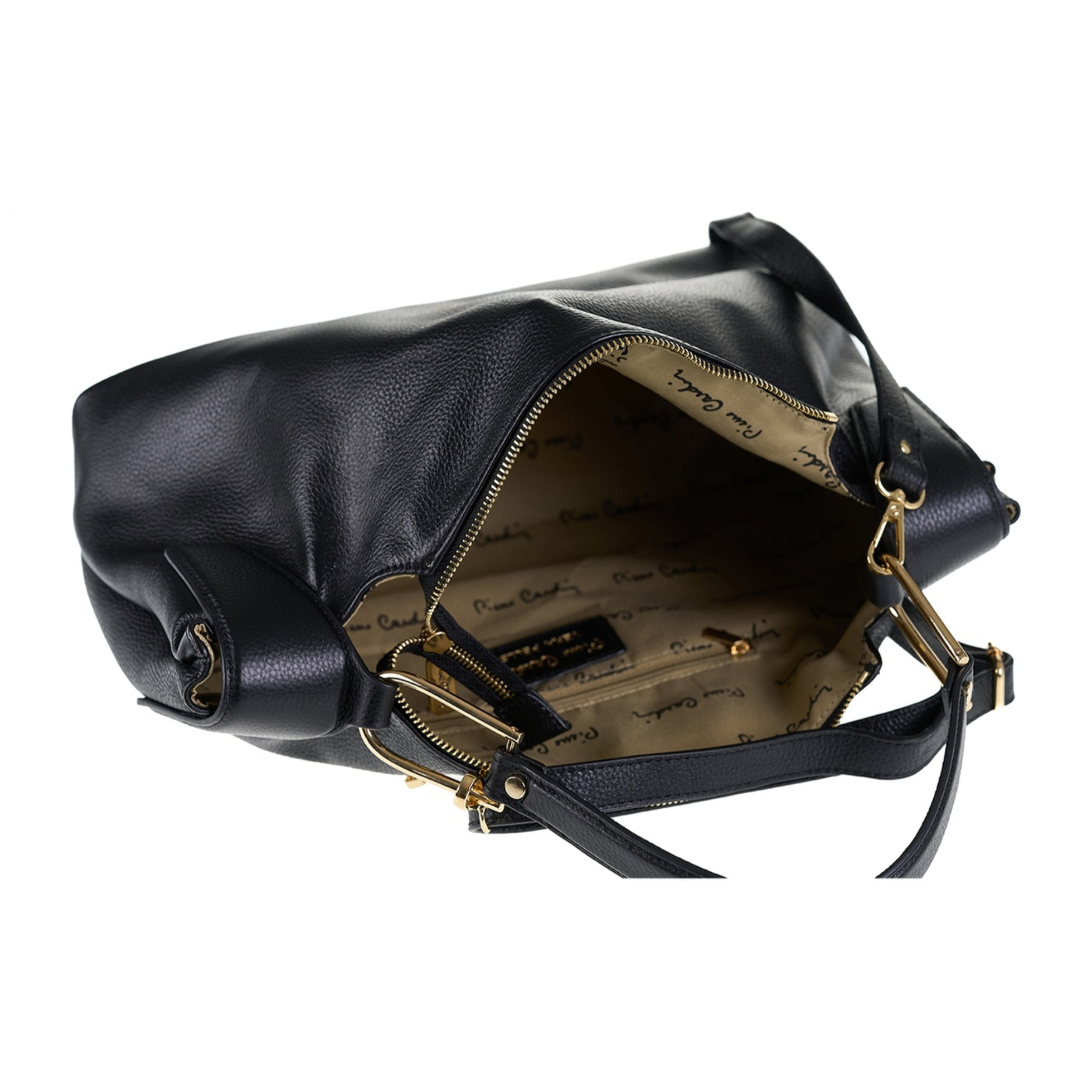 Borsa a spalla da donna Made in Italy - Modello Erisma Lux - 100% pelle - 39.0 x 23.0 x 12.0 cm