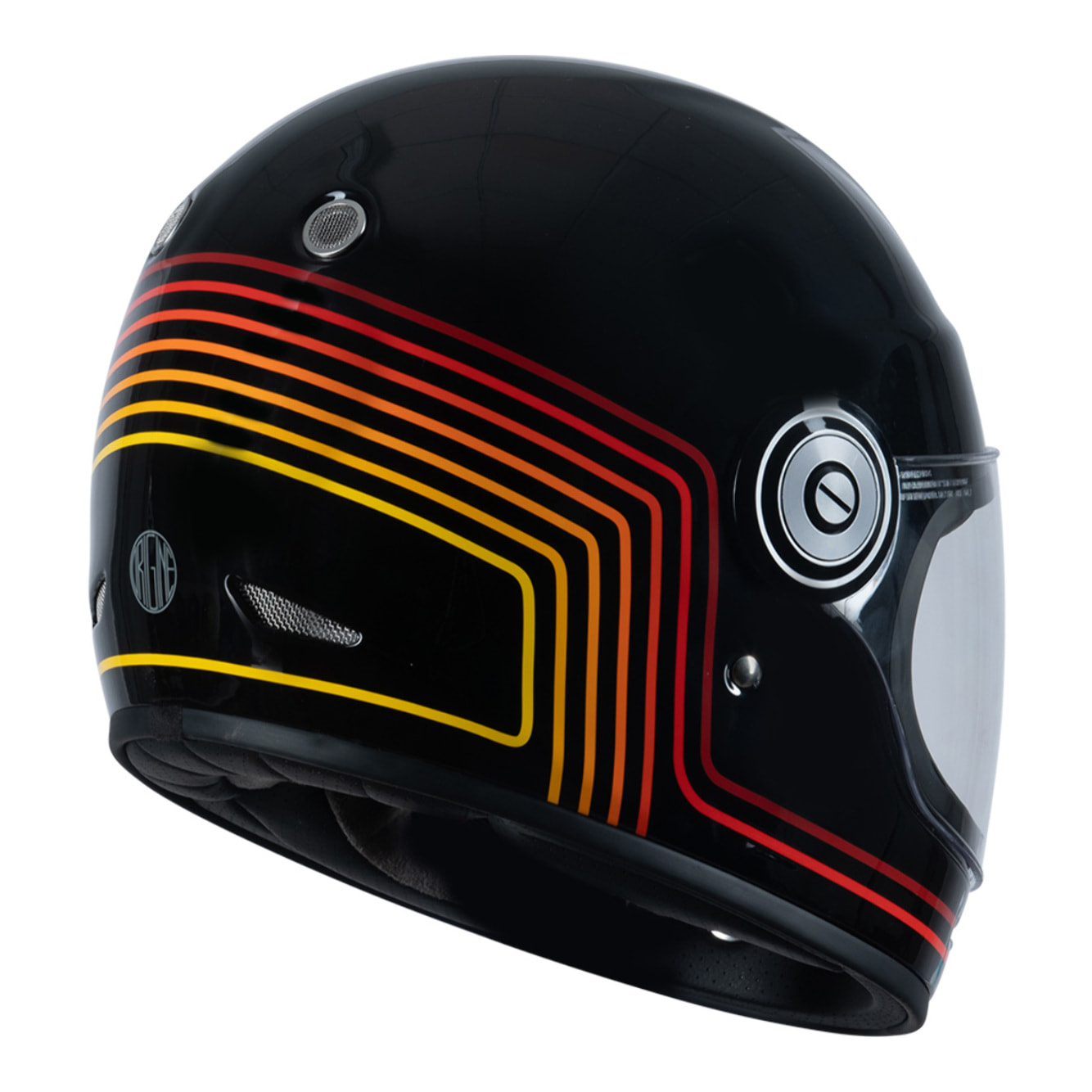 CASCO ORIGINE VEGA SUNRISE RED/BLACK