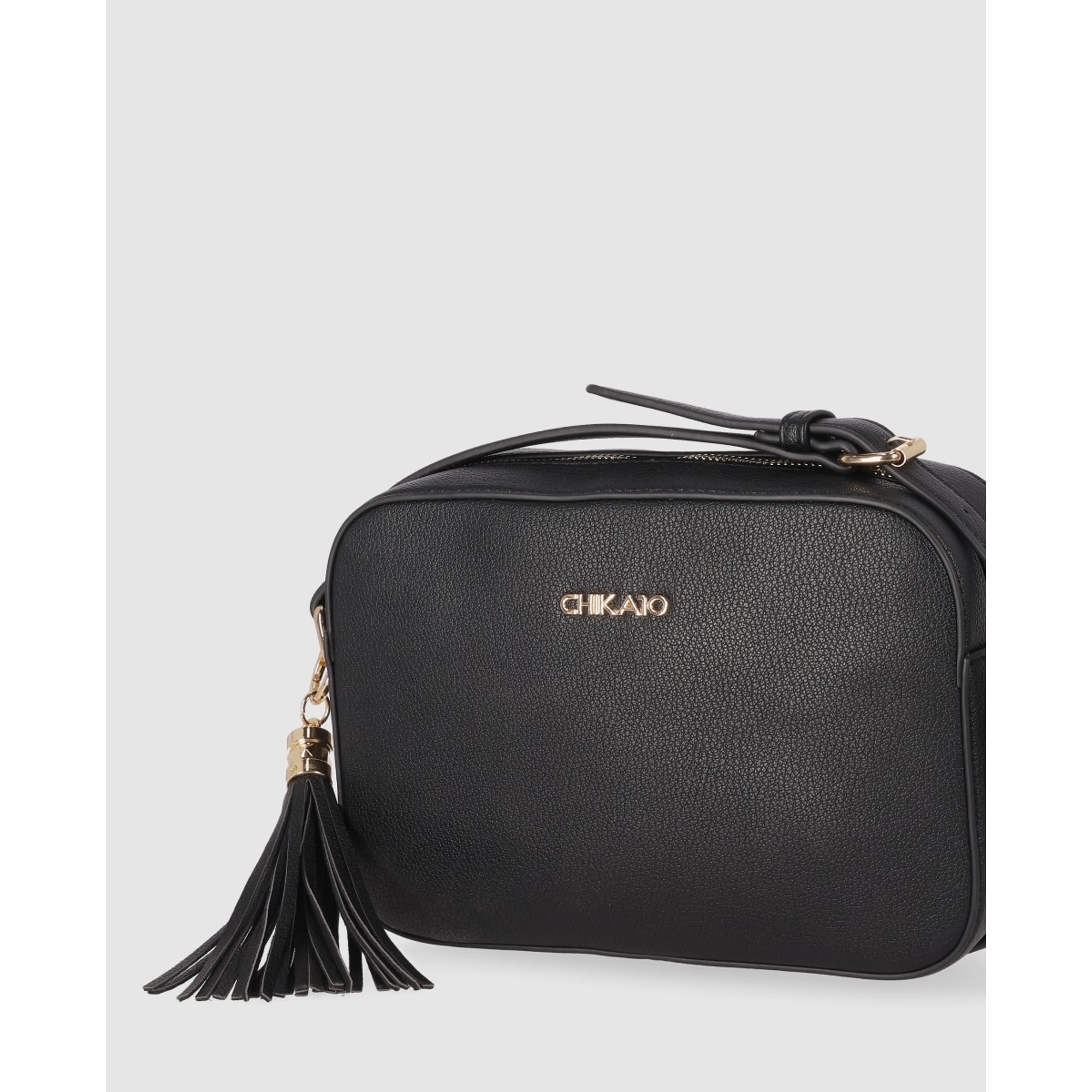 Bolso - Negro - Medida: 24 cm x 17 cm x 7 cm