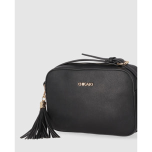 Bolso - Negro - Medida: 24 cm x 17 cm x 7 cm