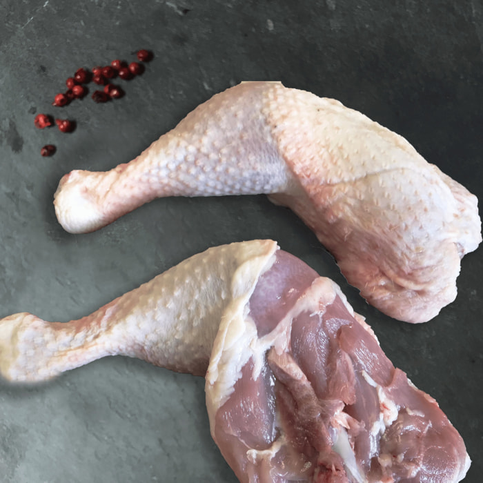 4 Cuisses de poulet normand déjointées - 2x500g - France