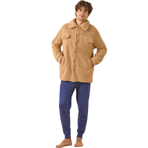 Giacca uomo eco-pelliccia articolo unito. Noidinotte