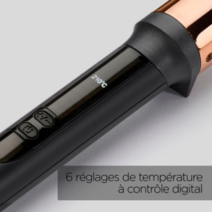 Fer à boucler BABYLISS C458E Salon Brilliance Conical
