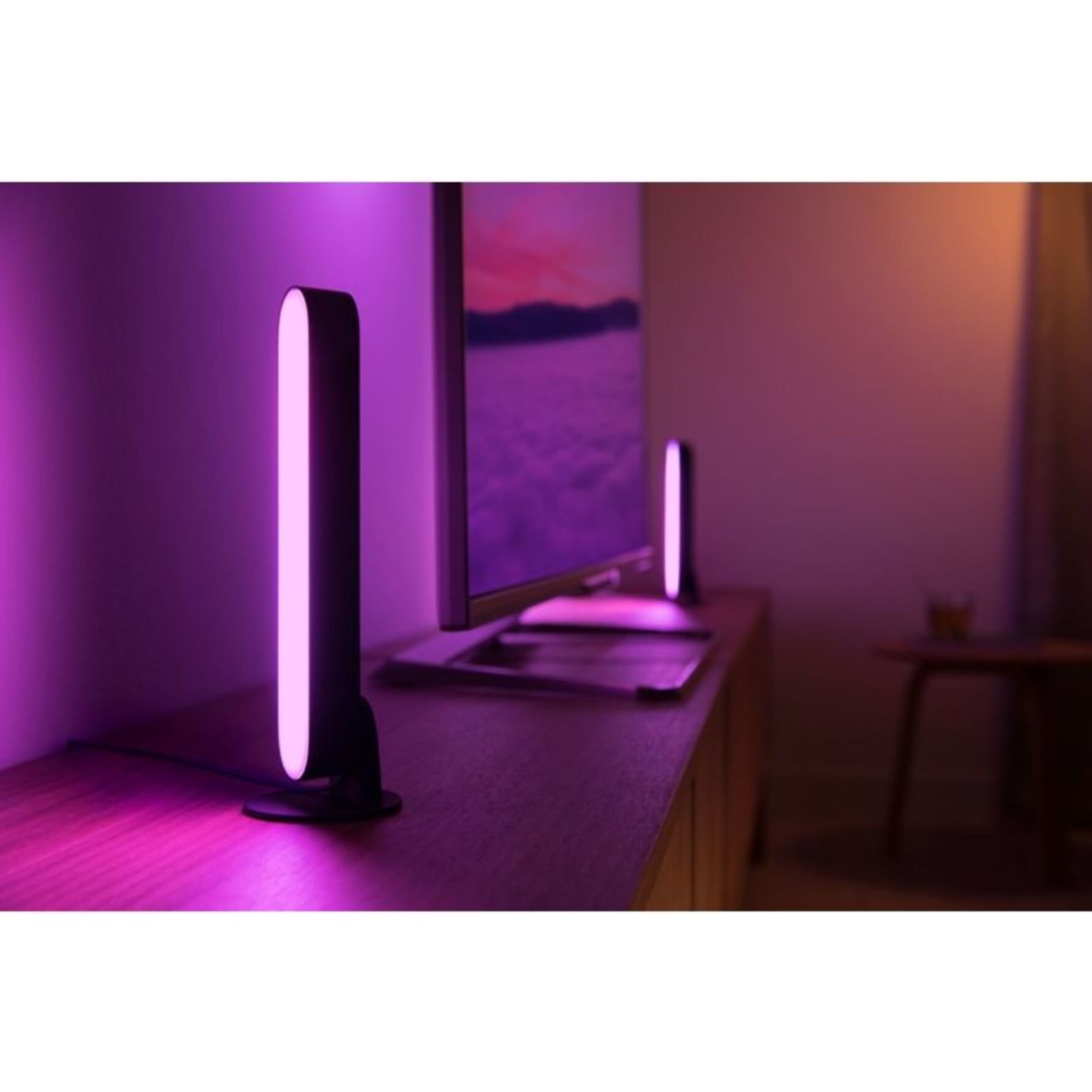 Lampe connectée PHILIPS HUE W&C Play x1 avec alim. Noir