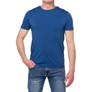 Camiseta algodón slim fit Hot Buttered Canggu Azul