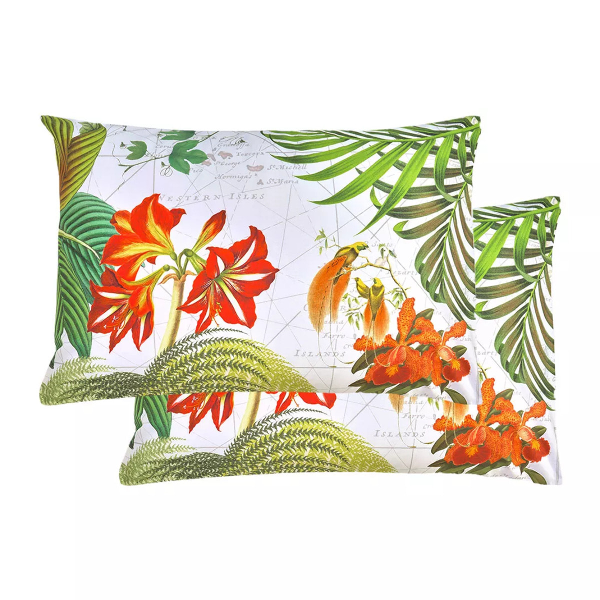 Lot de 2 taies Escales paradis