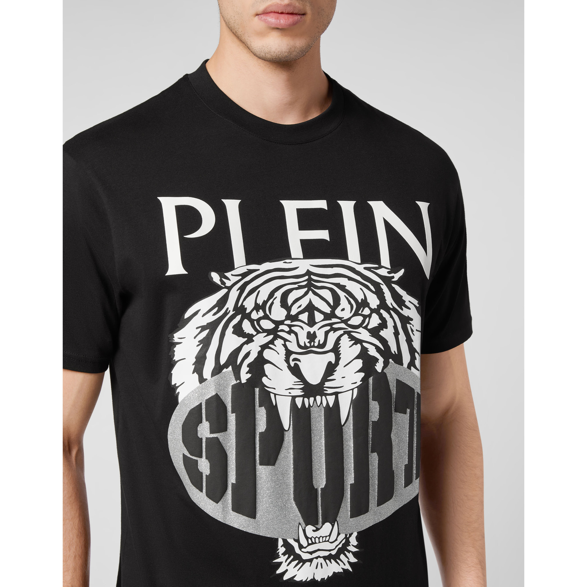 PLEIN SPORT Camiseta Cuello Redondo TIGER