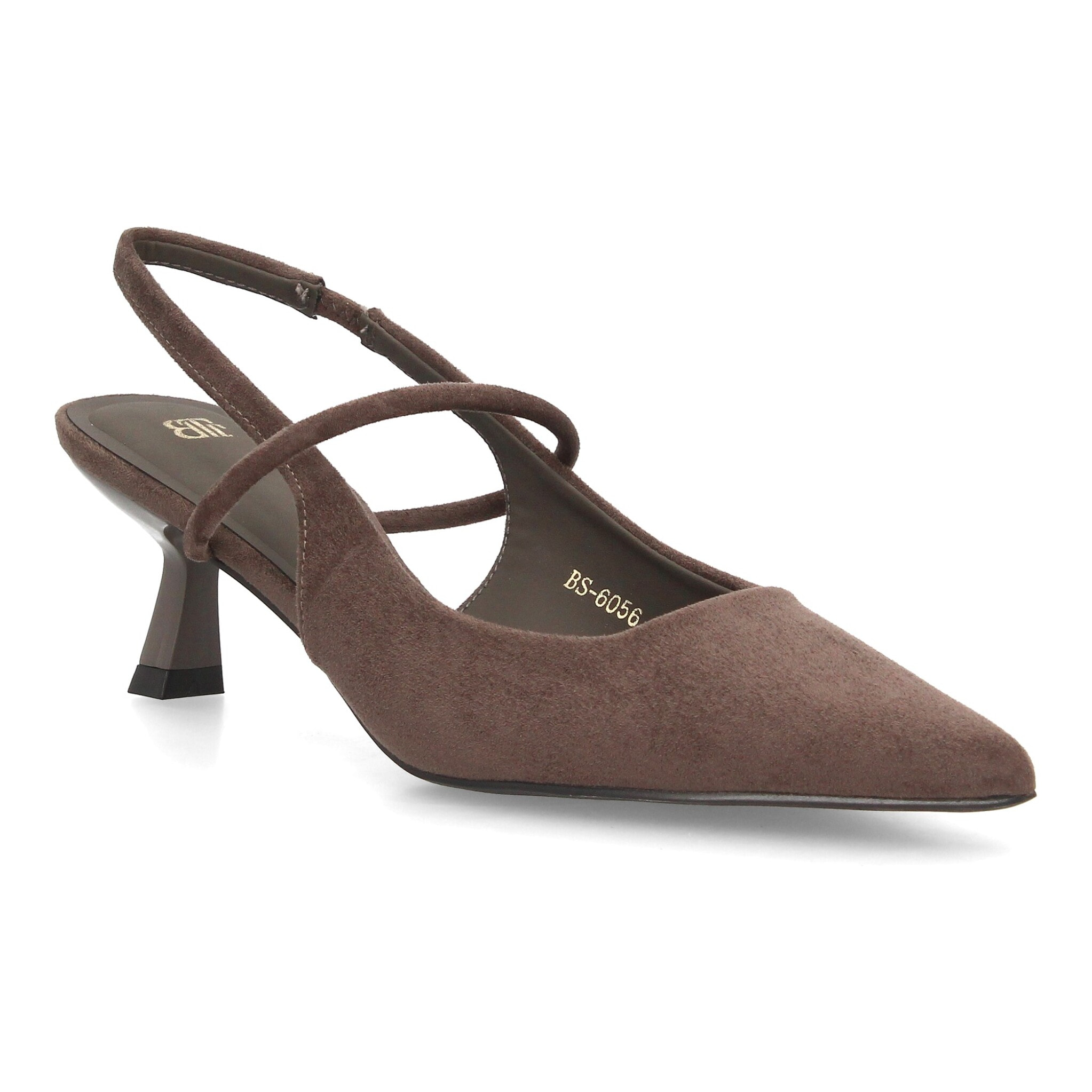 Zapato salon destalonado con tiras