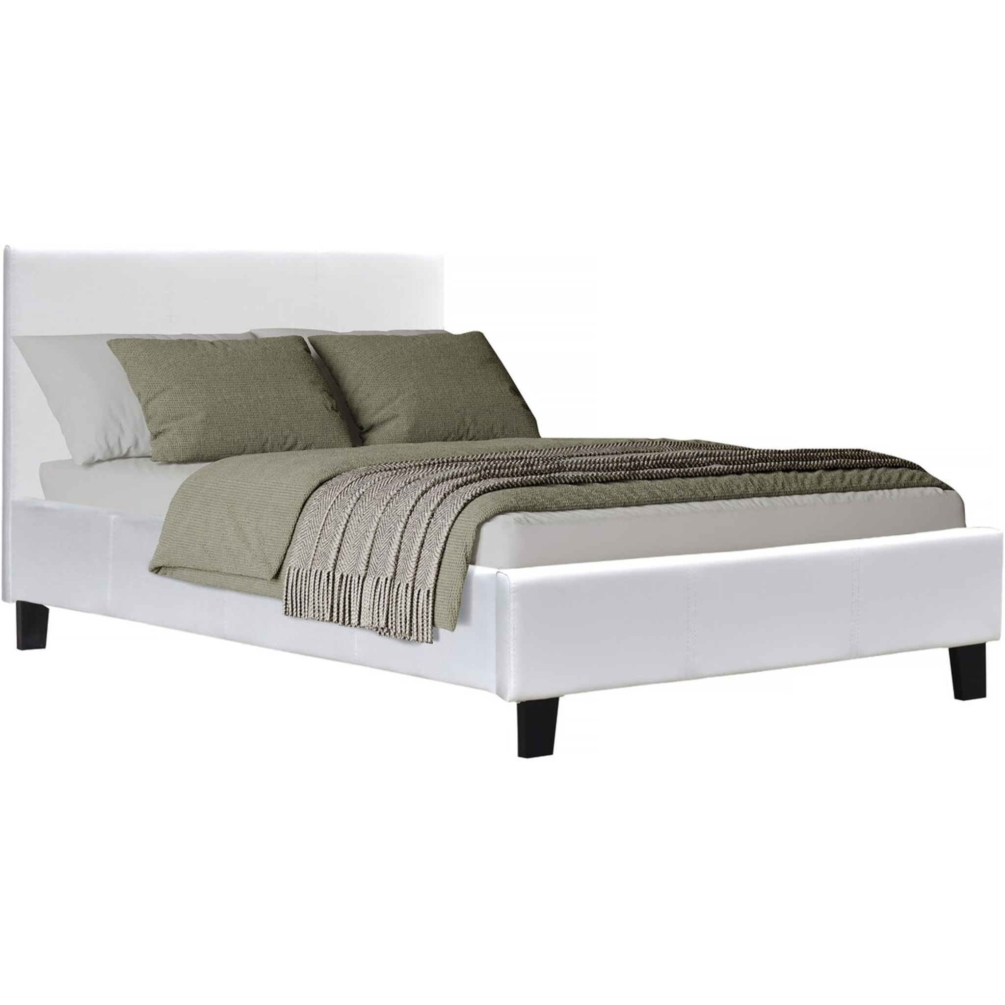 Lit "Lina" - 90 x 190 cm - Blanc