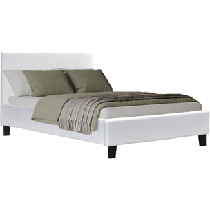 Lit "Lina" - 90 x 190 cm - Blanc