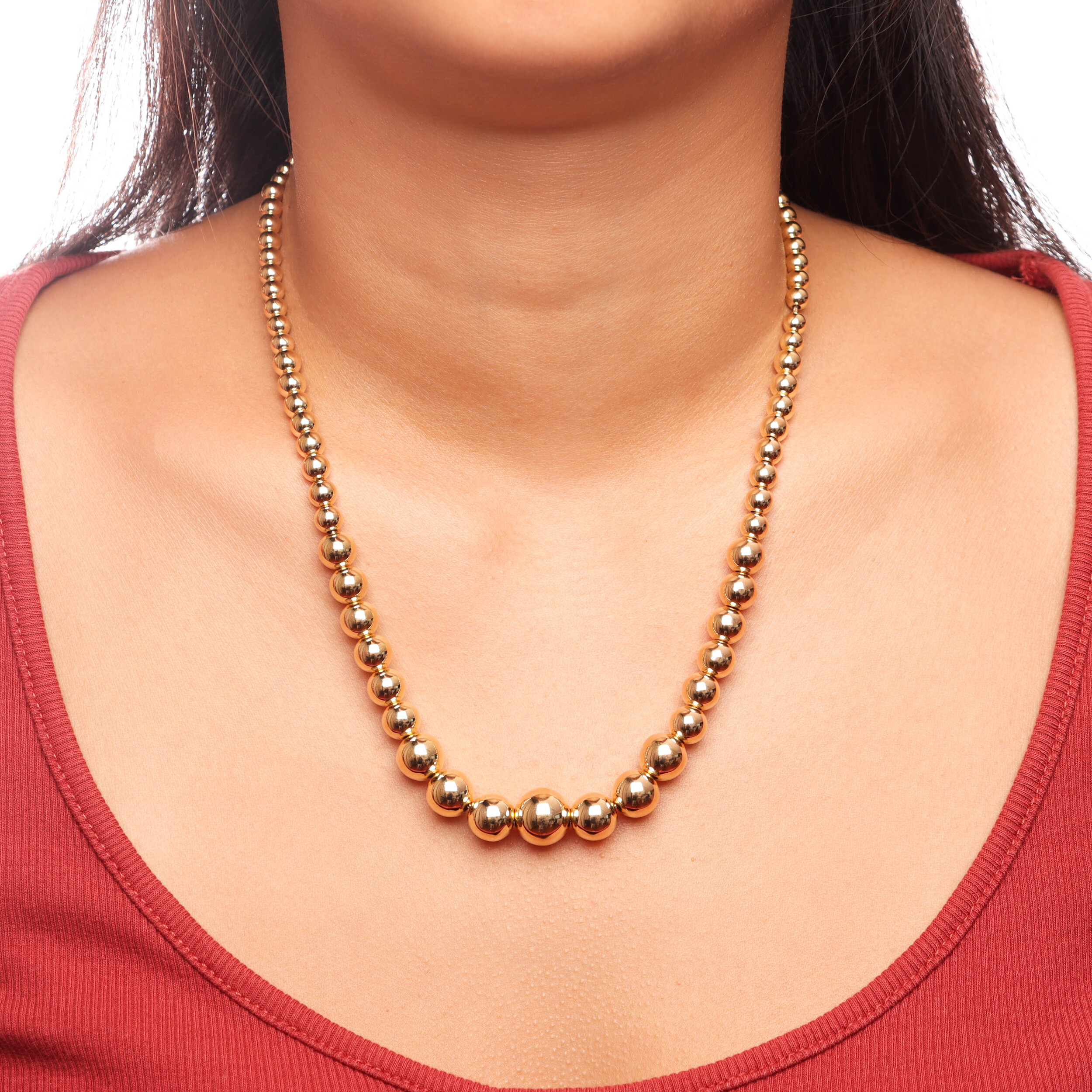 Collana Girocollo con Bead Lucide Graduate