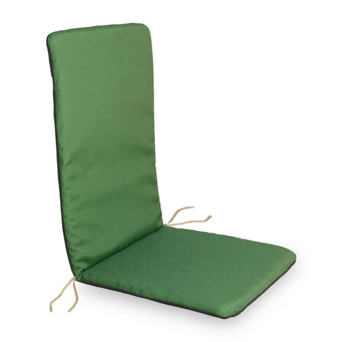 Cojín reversible de sillón Verde - Gris