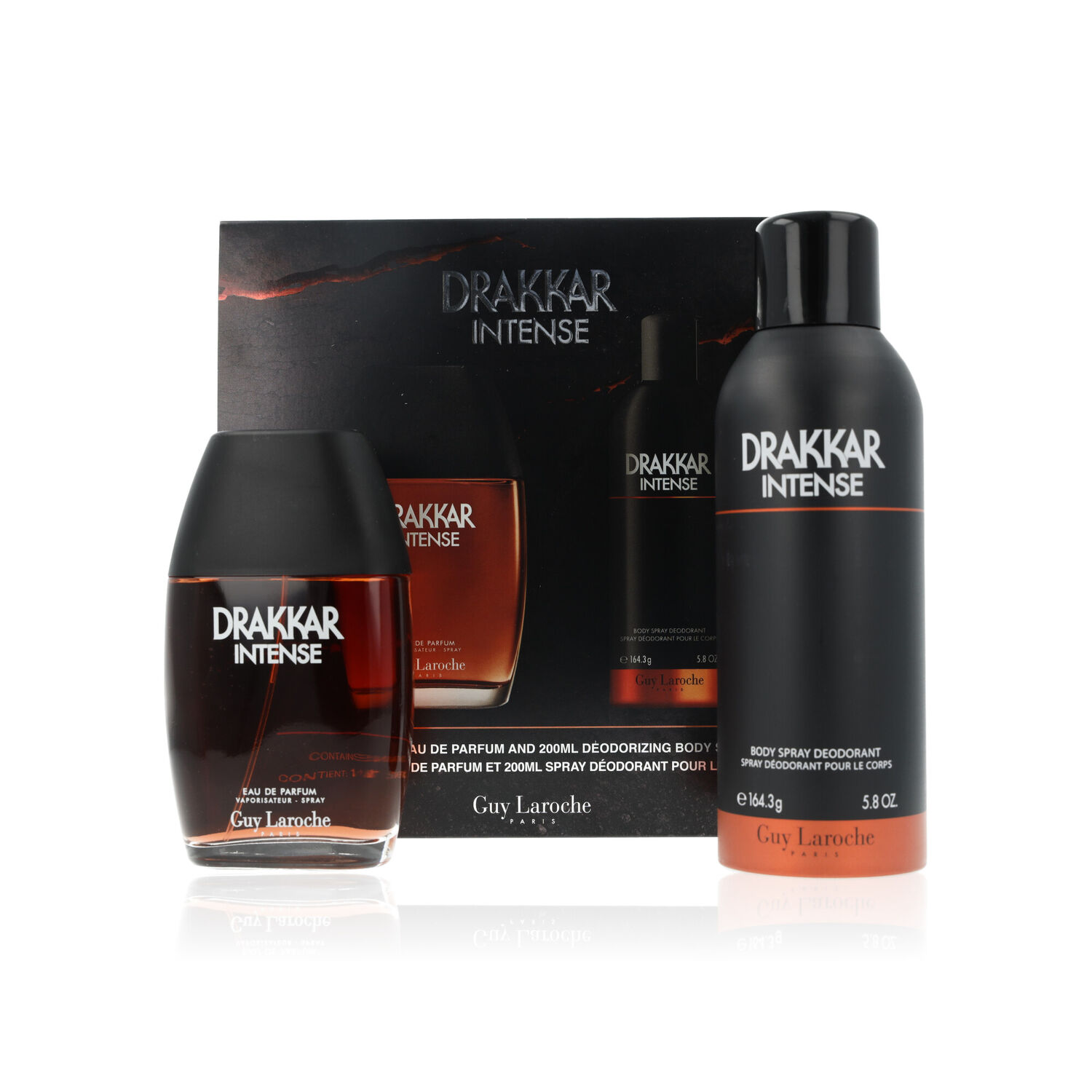 DRAKKAR NOIR INTENSE - Coffret Eau de Parfum 100ml + Déodorant 200ml