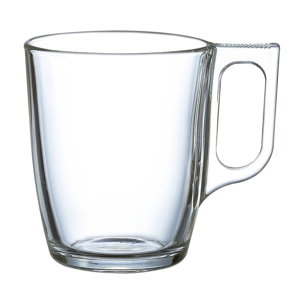 6 mugs 25 cl Nuevo - Luminarc - verre trempé extra résistant