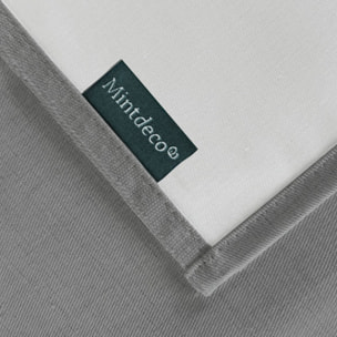 Nappe unie anti-tâches BRIA GRIS