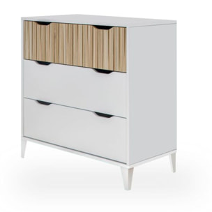 Cómoda Nitza On Blanco Artik (Blanco Mate) - Natur