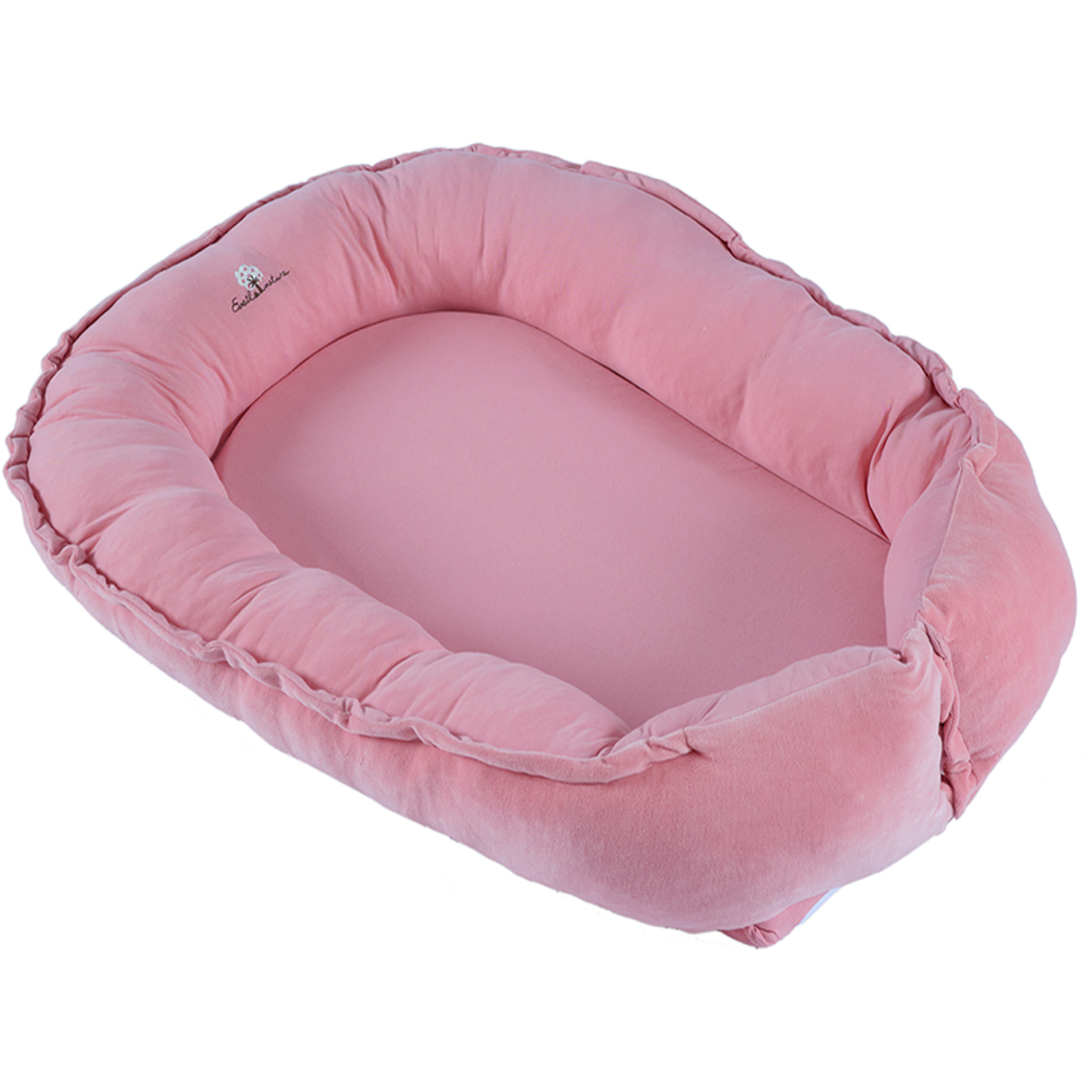 Cocoon bébé 0-6 mois coton bio velours-Rose