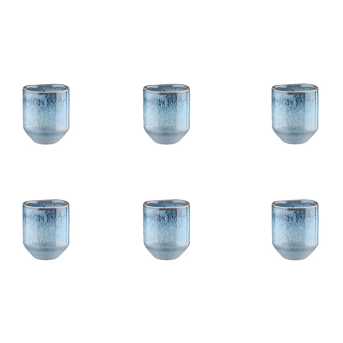 Tasse GENESIS 8cl - 6 pièces - Mer