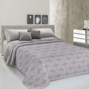 Copriletto di cotone Olivia beige